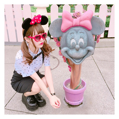 ミニーちゃんポスト 貯金箱 ディズニーリゾート 東京ディズニーランド