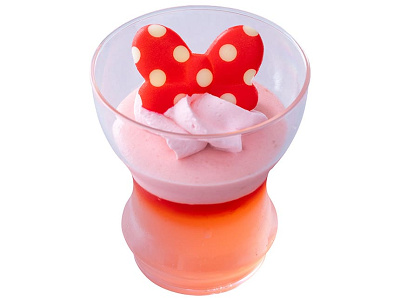 ストロベリームース＆ピーチゼリー