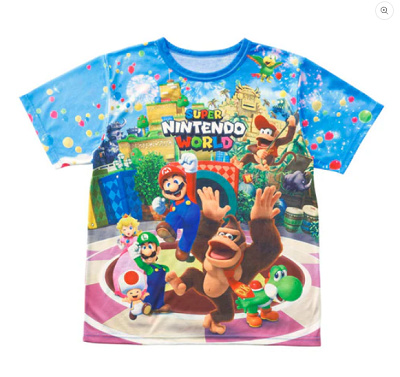 スーパーニンテンドーワールドのTシャツ