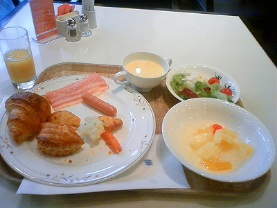 朝食も美味しいと評判!