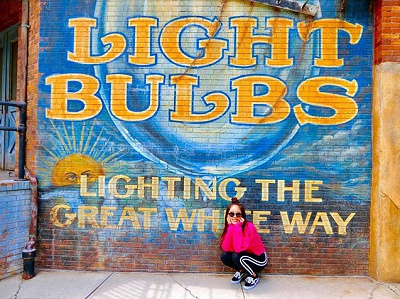 ポップなデザインの外壁もおしゃれ