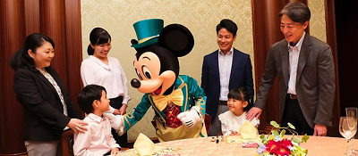 東京ディズニーランドホテルのセレブレーションダイニング&グリーティングプラン