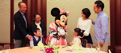 東京ディズニーランドホテルのセレブレーションダイニング&グリーティングプラン