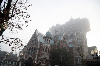 霧に包まれたタワー・オブ・テラー