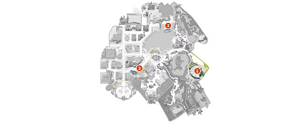 USJ×ワンピース2025の開催場所マップ