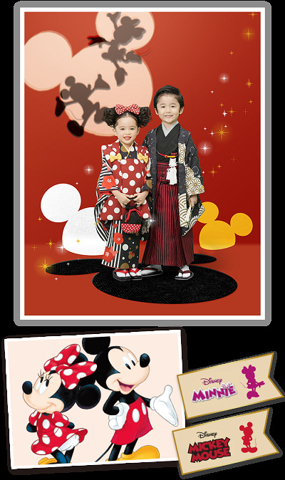 ディズニーの和装もできる