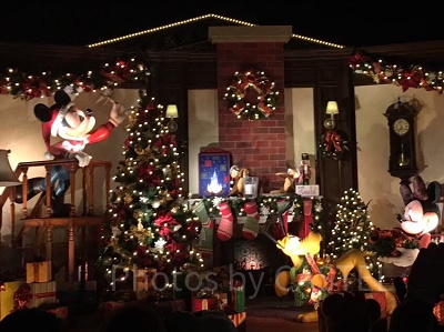 2018年のディズニーランド・クリスマスのデコレーション