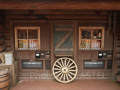 トムソーヤ島の中にある自動販売機