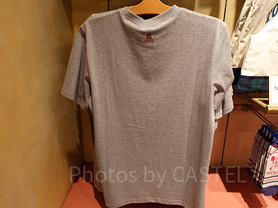 Tシャツ（グレー）のバックデザイン