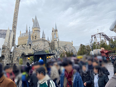 大混雑のUSJ