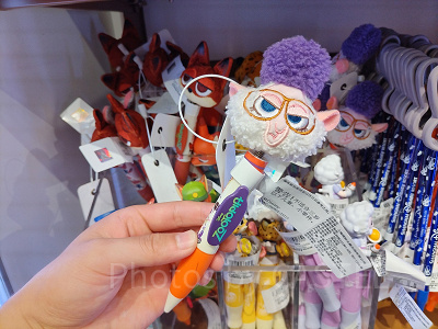 上海ディズニーランドグッズ：ズートピアの文房具