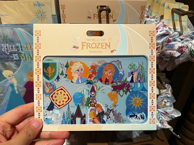 香港ディズニーアナ雪グッズ：ステッカーパック