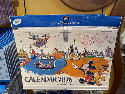 壁掛けカレンダー（東京ディズニーリゾート）