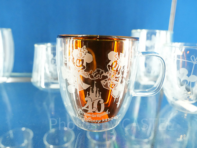 40周年のガラスマグカップ
