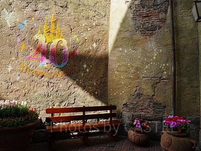 パペリーノ通りの40周年フォトスポット