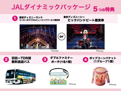 JALダイナミックパッケージ 5つの特典