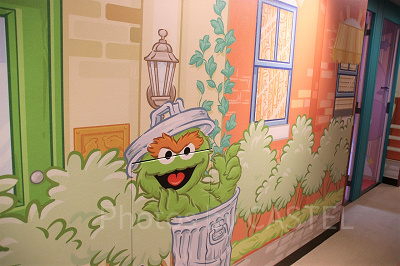 パークの人気者セサミストリートの新しいコンセプトフロア