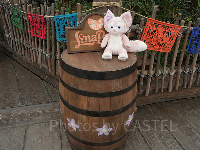 ぬいぐるみを置いて撮影できるフォトポイント