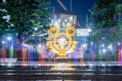 アメリカンウォーターフロントパーク 荷物を台に撮影設定：100㎜ SS5.0 F10 ISO100