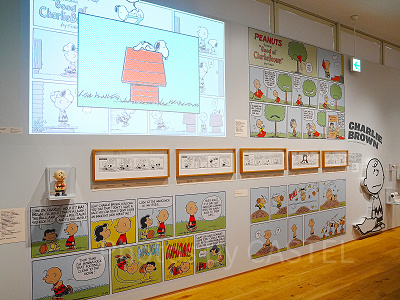 リニューアルで追加された壁のコミックが動き出すアニメーション