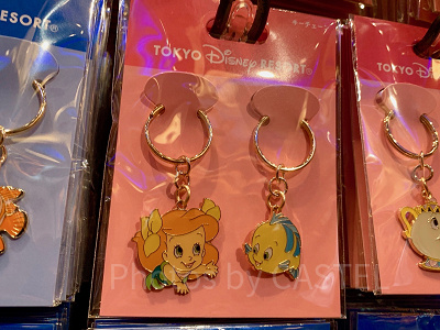 アリエル&フランダーのディズニーペアキーチェーン