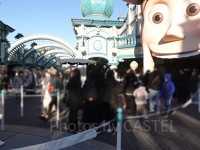 アトラクション（トイ・ストーリー・マニア！）の混雑状況／15:40