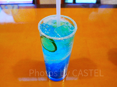 酢橘かほる蒼色ソーダ(USJ×鬼滅の刃 刀鍛冶の里ひょっとこ亭)