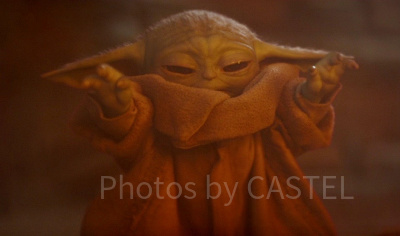 炎を防ぐベビーヨーダ（ザ・チャイルド）