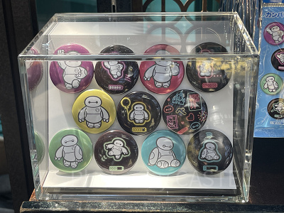 カンバッジセット(ベイマックスのネオングッズ)