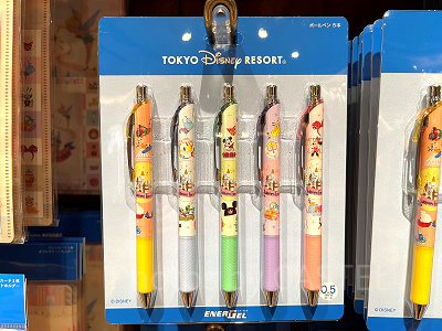 ボールペン〈エナージェル〉セット（パークモチーフグッズ）