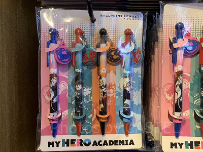 ボールペンセット（USJ×ヒロアカグッズ）