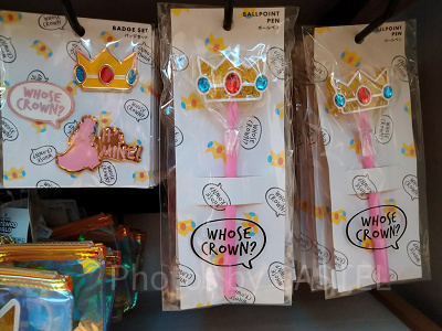 ピーチ姫のクラウンつきボールペン