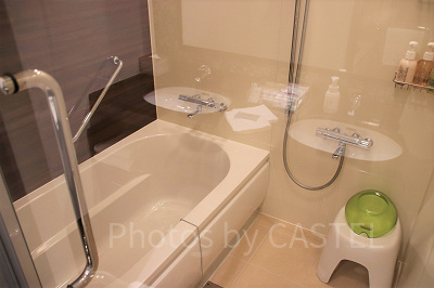 洗い場付きのバスルーム