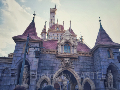 美女と野獣の城の入り口