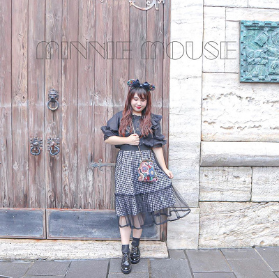 ブラックミニーコーデ