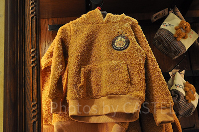 BOB's FAVORITE BEARシリーズのキッズ用もこもこフード付きティムトレーナー