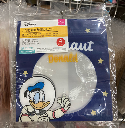 底マチジップバック：ドナルドダック