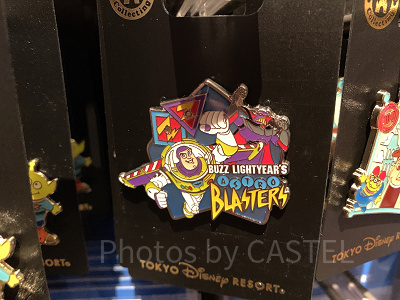 ディズニーランド アトラクションピンバッジ