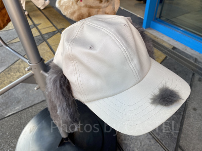 スヌーピー耳付きキャップ