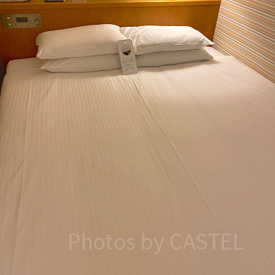 カジュアルダブルのベッド(オリエンタルホテル東京ベイ)