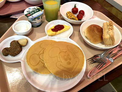 セレブレーションホテルの朝食メニュー
