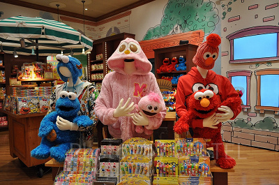 キャラクターズ4Uのディスプレイ