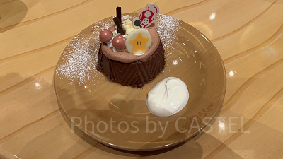シェフ特製の切り株ケーキ ~チョコレート~