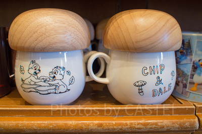 チップとデールマグカップ(ふた付き)