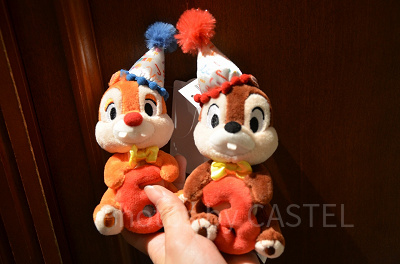 チップとデールぬいぐるみバッジセット