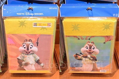 チップ&デールのロングタオル