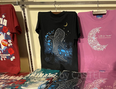 美ら海水族館のナイトアクアリウムTシャツ