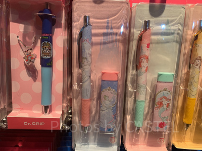 ディズニー文房具】ランド＆シーで買えるボールペン・シャーペン・メモ