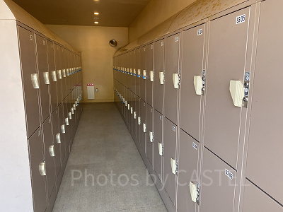 コインロッカーの様子（バス＆タクシーターミナル付近）