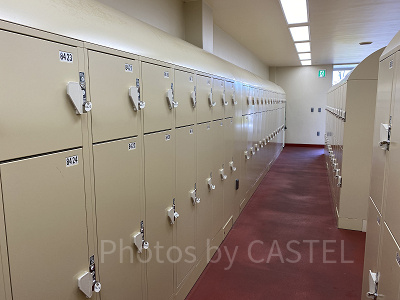 コインロッカーの様子（東京ディズニーランド バス・ターミナル付近）